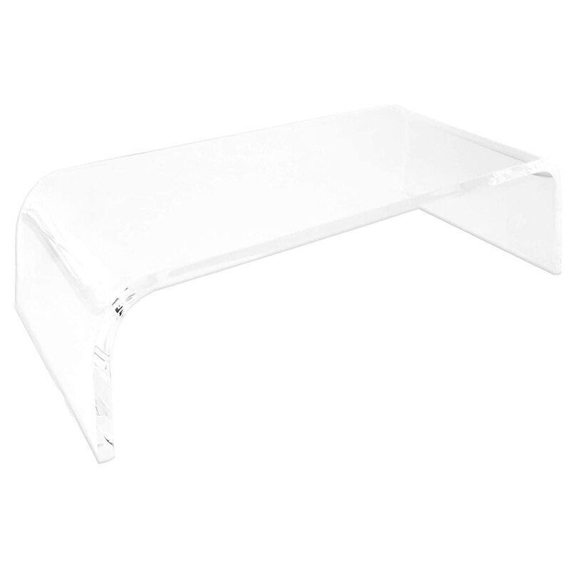 Acrylic Display Stand Transparent Display Stand Laptop/PC/Multimedia Display Stand Suitable for Home Office, Small: Default Title