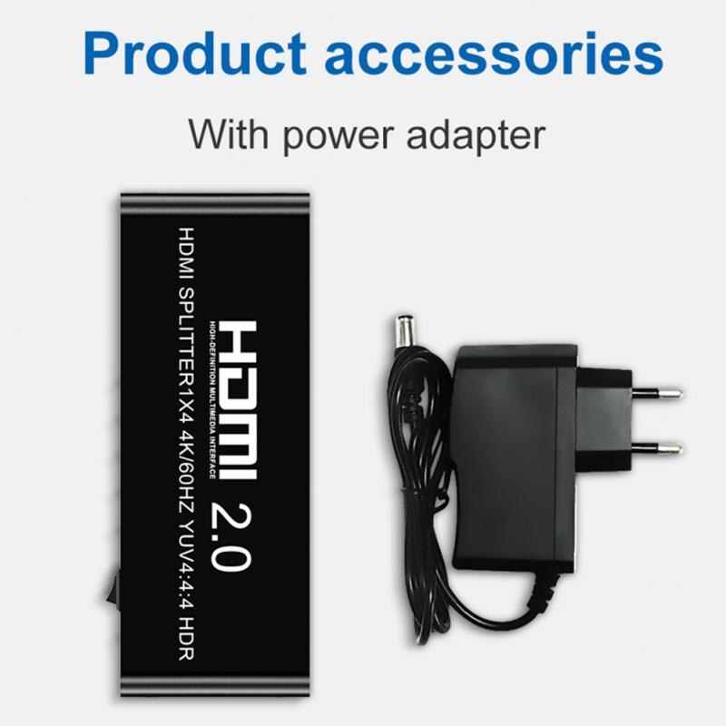 1080P 4x1 Infrared HDMI Splitter HDMI Screen Splitter Converter Quad Multi-viewer Remote Control Easy Install