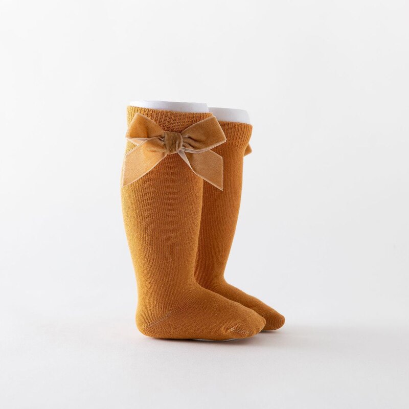 Balleenshiny Dikker Baby Kniekousen Baby Meisjes Jongens Zuigelingen Peuters Zachte Katoenen Baby Vloer Sokken Kinderen Lange Sokken: Dark Khaki / for 1-3years