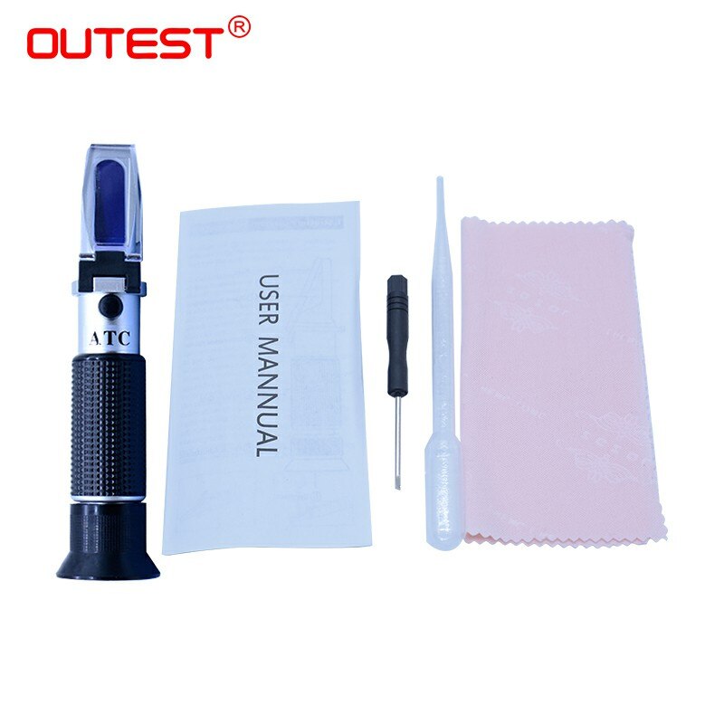 Handheld Refractometer Food Salinity Meter Salinometer 0-28% Kitchen Salinity Meter Salt Content Tester Refractometro Brix