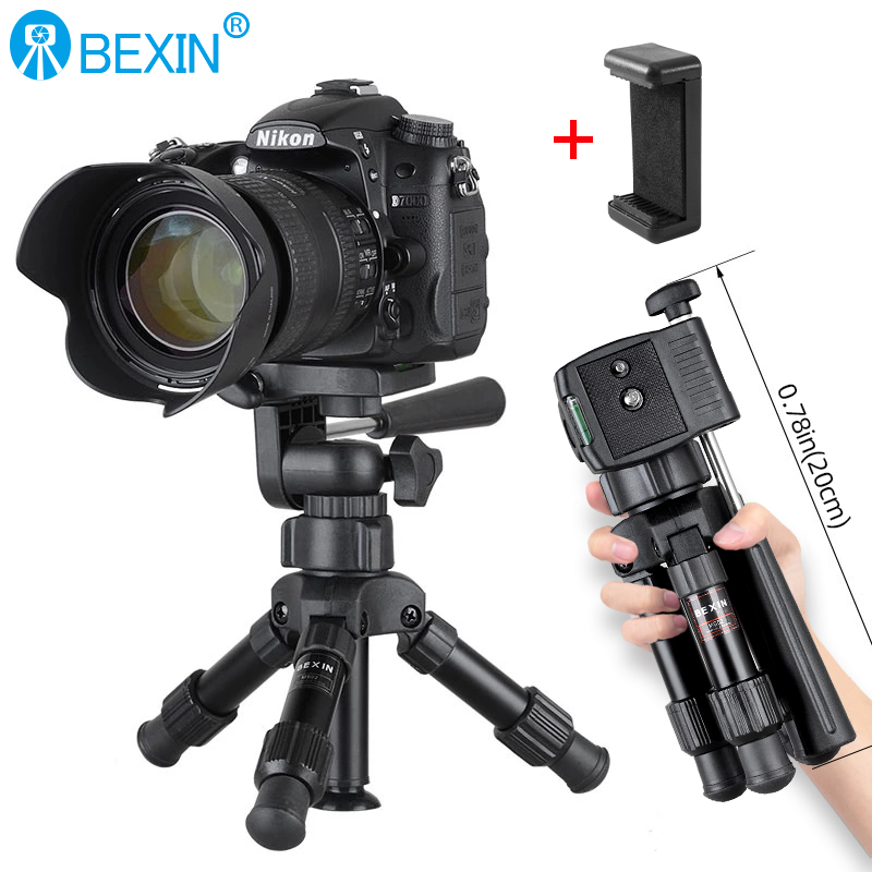 Kamerahållare ministativ stativ flexibelt fäste resestativ mobiltelefonställ för dslr-kameran pnone på bordet med 1/4