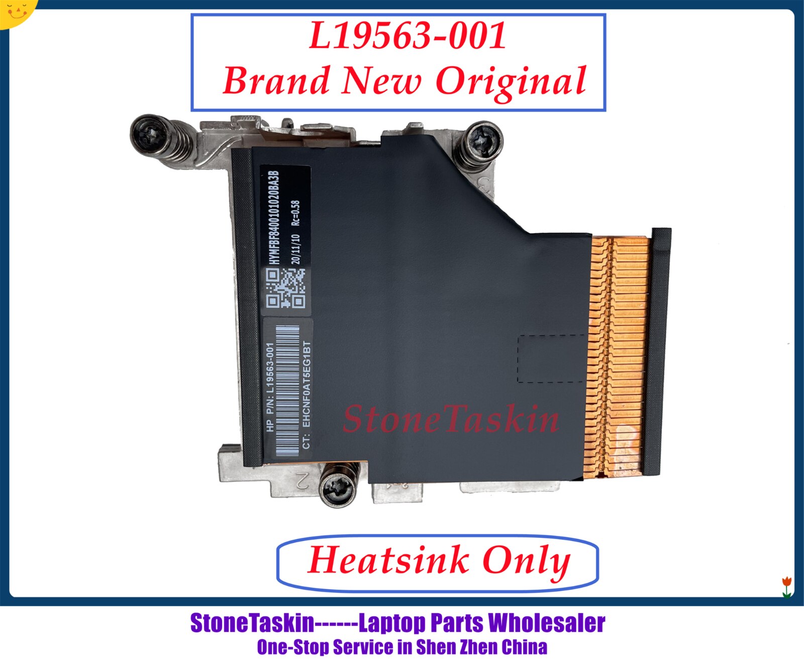 StoneTaskin L19563-001 L19561-001 For HP EliteDesk 800 400 G4 Heatsink with Fan radiator Original 100% Tested: Heatsink Only