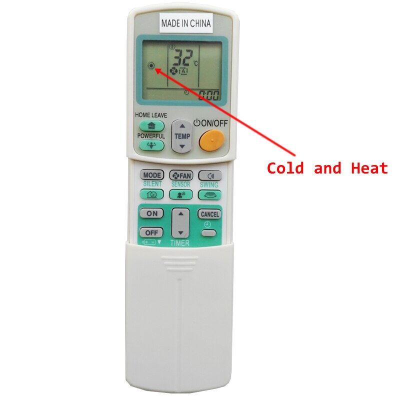 Sostituzione DAIKIN Condizionatore Telecomando ARC433A11 ARC433B47 ARC433A6 ARC433A75 ARC433A83 ARC433B71 ARC433A1: clod and heat