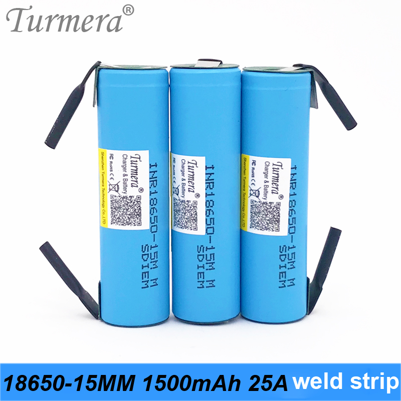 Originele batterij 18650 15 M inr18650-15MM 1500 mah 25A voor schroevendraaier batterij en shura shurik voor Turmera a15