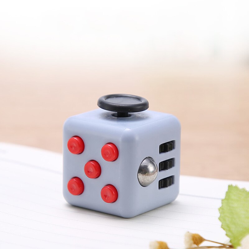 Decompression infinite Cube Fun adult toys decompression dice: Grayish red