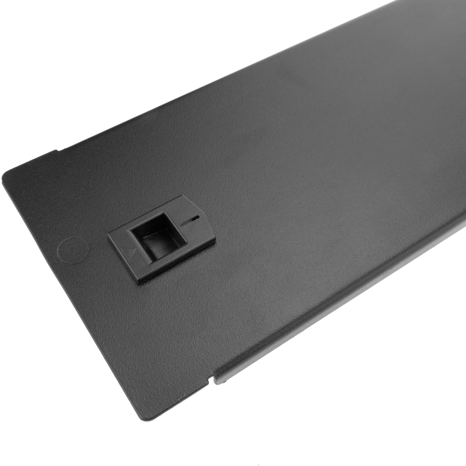 RackMatic - Panel ciego de 2U para armario rack 19&quot; Tapa metal negra a presión