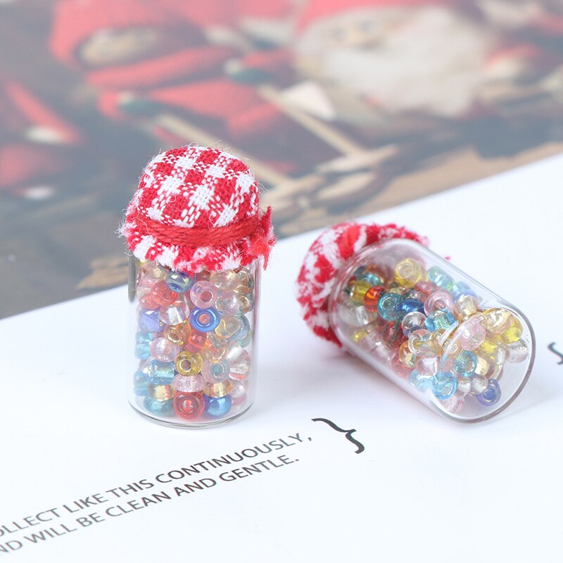 2 sztuk 1:12 domek dla lalek miniaturowe cukierki cukru może lalki akcesoria kuchenne