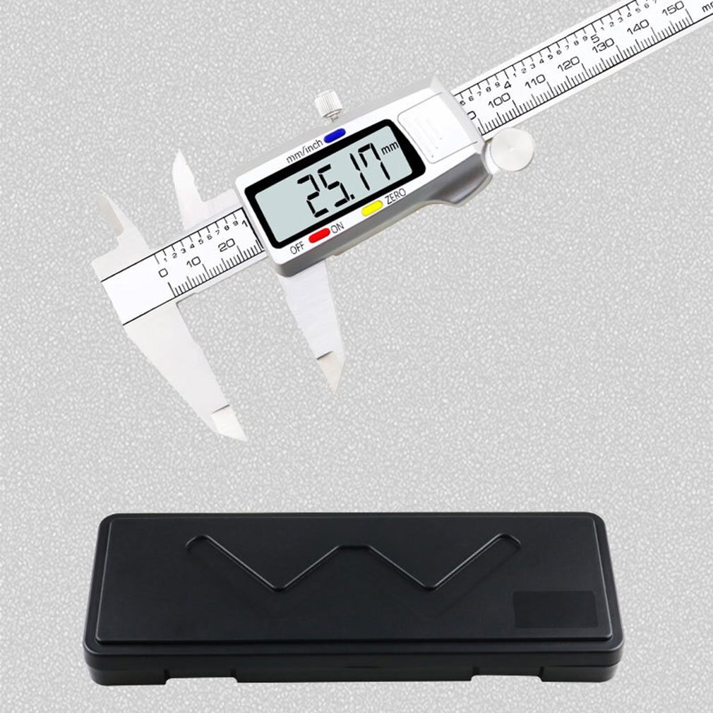 Electronic Digital Display Vernier Caliper 0-150MM Large LCD Screen All Plastic Digital Direct Reading Measuring Tool