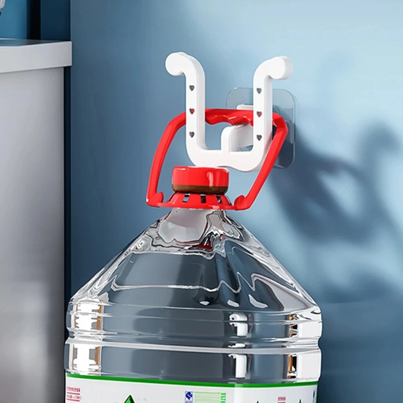 Porta pantofole autoadesivo per bagno, semplice gancio per pantofola, portaoggetti per WC, portaoggetti per telecamera da letto, a parete, per asciugare le scarpe