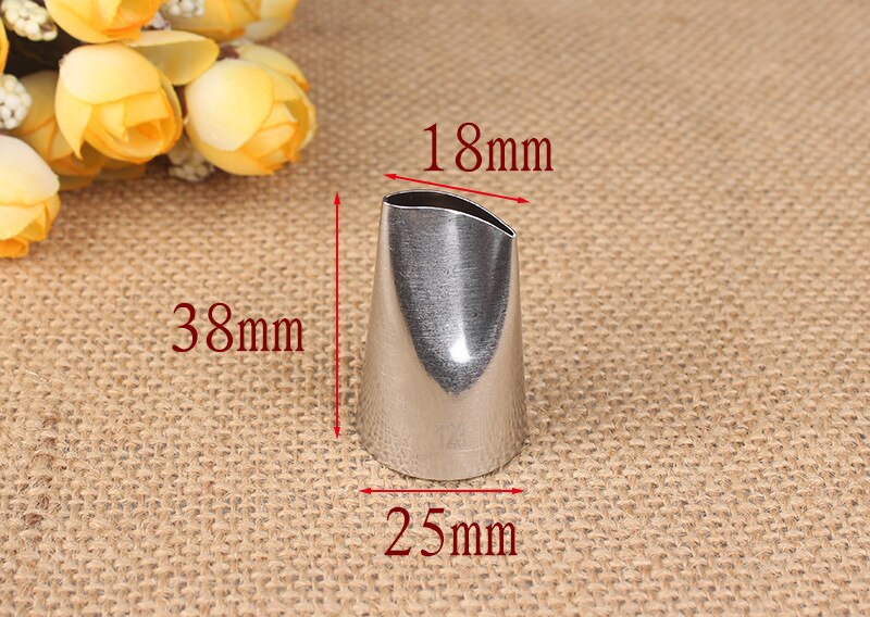 Noyau de tulipe Rose 123 #, bouche de décoration en acier inoxydable 304, soudage, polissage, cuisson de gâteaux, outil de bricolage