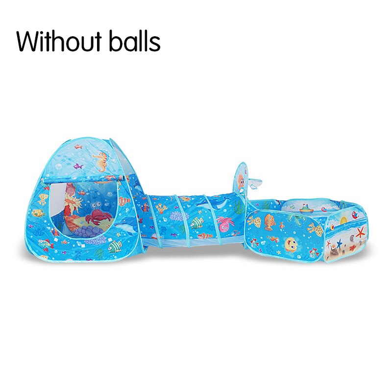 Folding Baby Toys Ball Pool Portable Baby Tent House Crawling Tunnel Ocean Indoor Outdoor Games Kids Tent Playing House: Animals