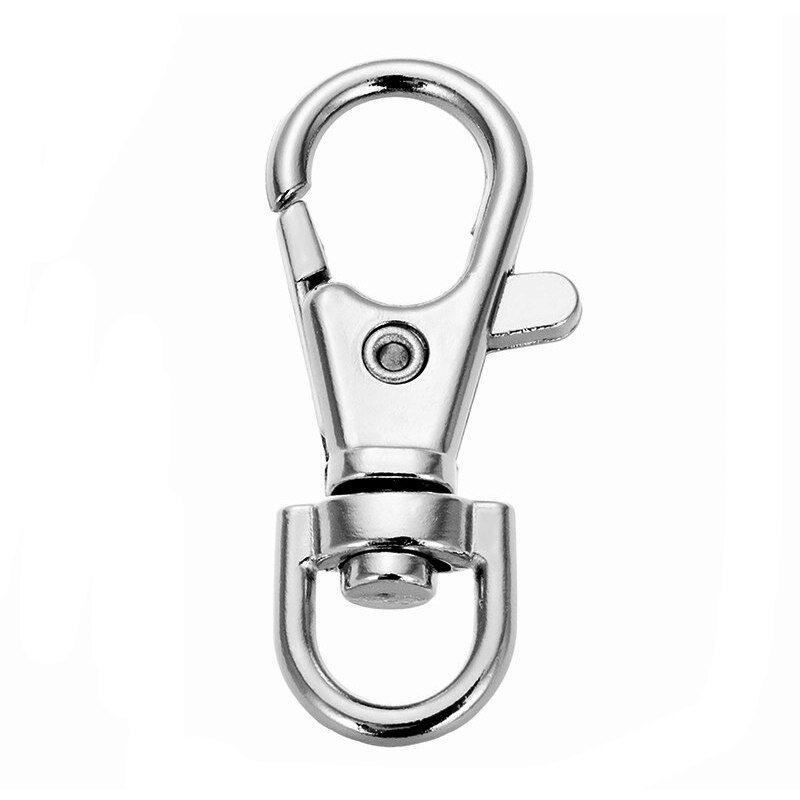 10 teile/los 32mm Metall Nickel Überzug Camping Wandern Haken draussen Sport Karabiner Haken Sicherheit Schnalle Keychain