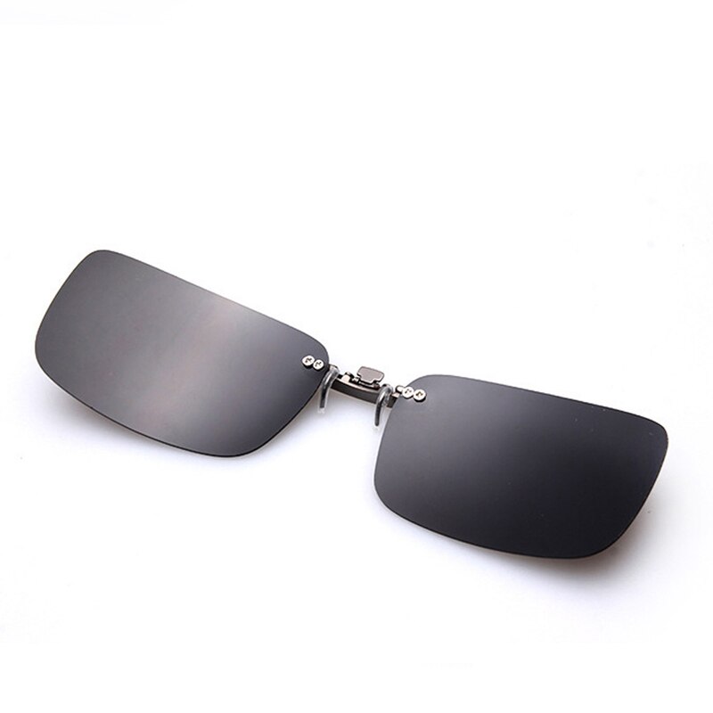 Men's Women's Polarized Day Night Vision Clip On Lens Glasses Sunglasses K3NF