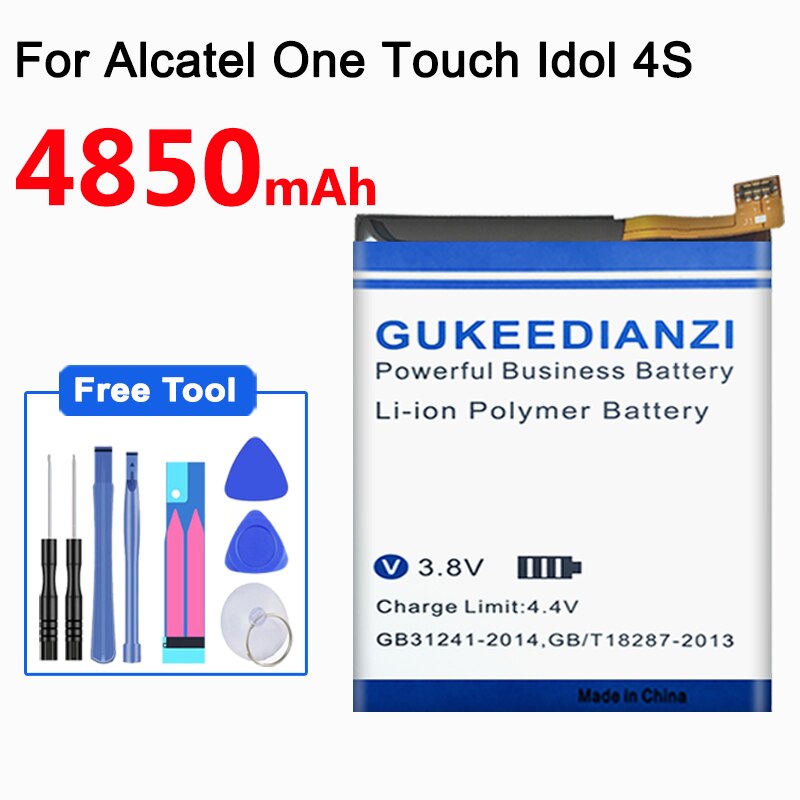 4850Mah TLP030F2 TLP030F1 Batterij Voor Alcatel One Touch Idol 4S OT-6070 OT-6070K OT-6070O OT-6070Y Voor Blackberry DTEK60