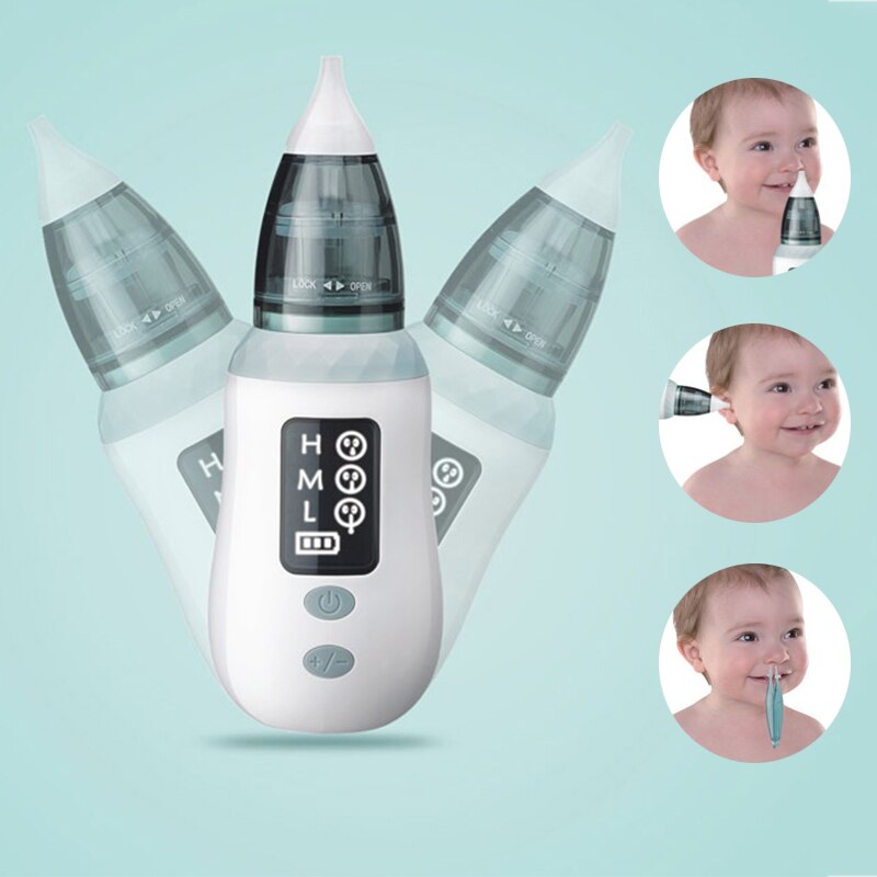 Kid Baby Elektrische Neusreiniger Babysnuiter Pasgeboren Baby Sucker Cleaner Sniffling Apparatuur Veilig Hygiënische Neus Aanzuiger