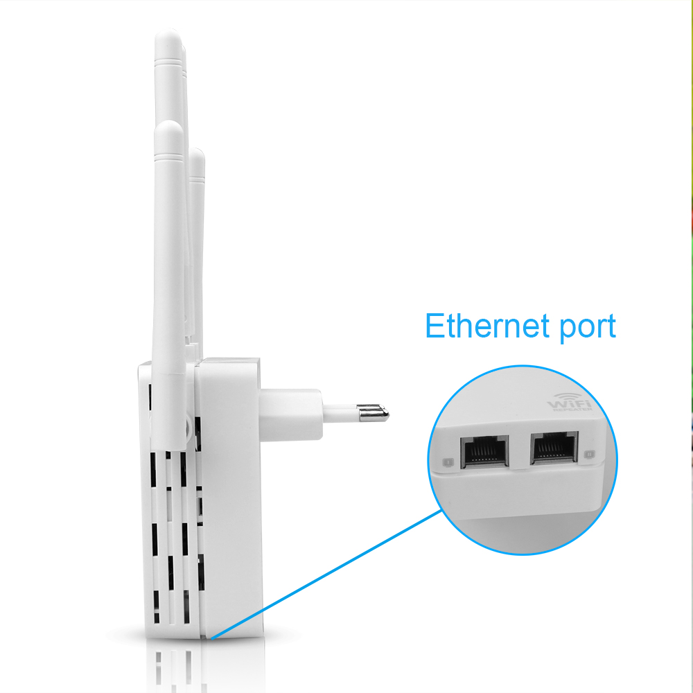 kebidumei Wireless Wifi Repeater/Router 1200mbps 2.4G 5G Dual Band Signal Amplifier Signal Booster Network Range RJ45 Extender