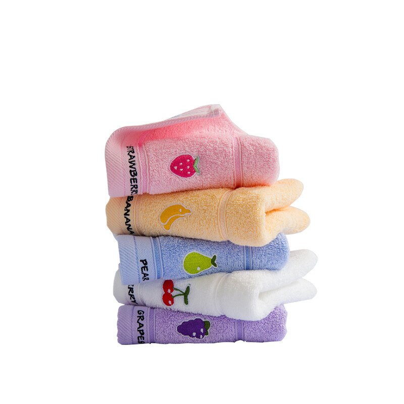 Pure Cotton Children Towel Cartoon Patterns Face Towel Children Wash Small Towel Kindergarten Children Towel Saliva Towel