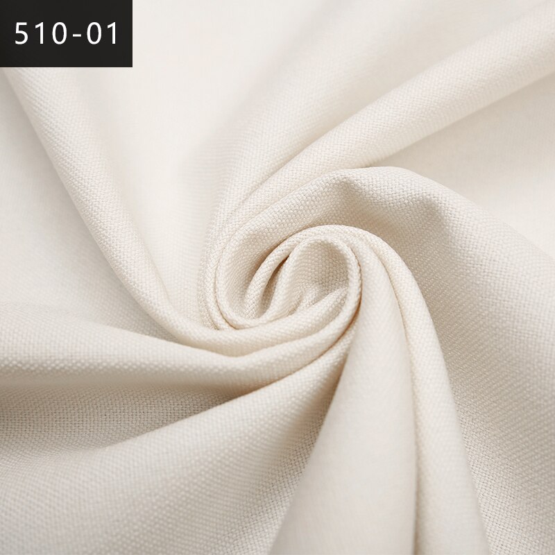 Upholstery plain fabric solid linen fabric white material for sofa fabrics for sewing