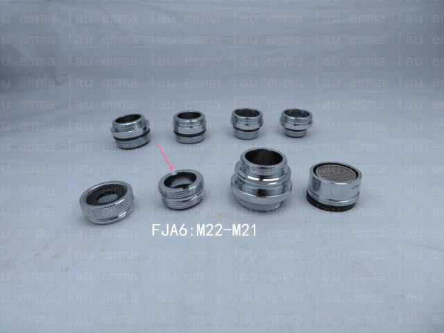 22mm 24mm 3/4 &quot;Zu M22 Wasserhahn Filter Stecker Belüfter Luftreiniger Bubbler Garten Schlauch Wasser Filter Adapter Standard gewinde Adapter: FJA6 M22 -M21