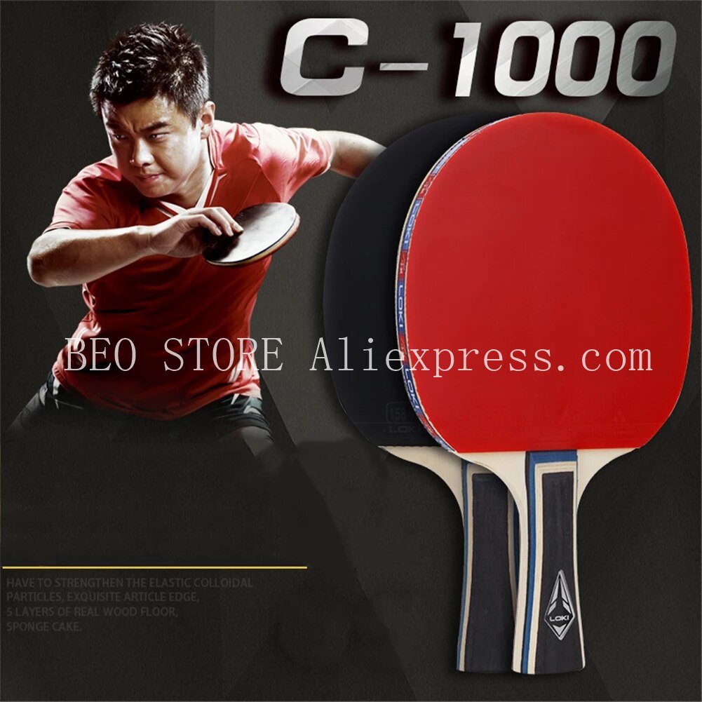 LOKI C1000 Table Tennis Racket Set Carbon Fiber Tu... – Grandado