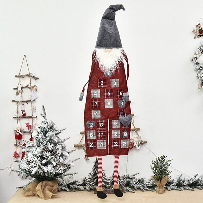OurWarm Felt DIY Christmas Tree Advent Calendar Birthday Advent Calendar Fabric Advent Calendar Year Decor