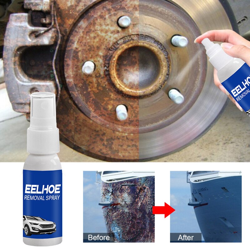 30ML Rust Converter Car Remover Spray Derusting Spray Rusts Inhibitor Rusts Remover Car/Home Maintenance Cleaning Spray