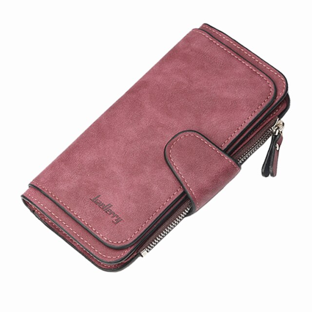 sales Brand Wallet Women Scrub Leather Lady Purses Ladies Clutch Wallet Long Female Wallet Carteira Feminina: 7