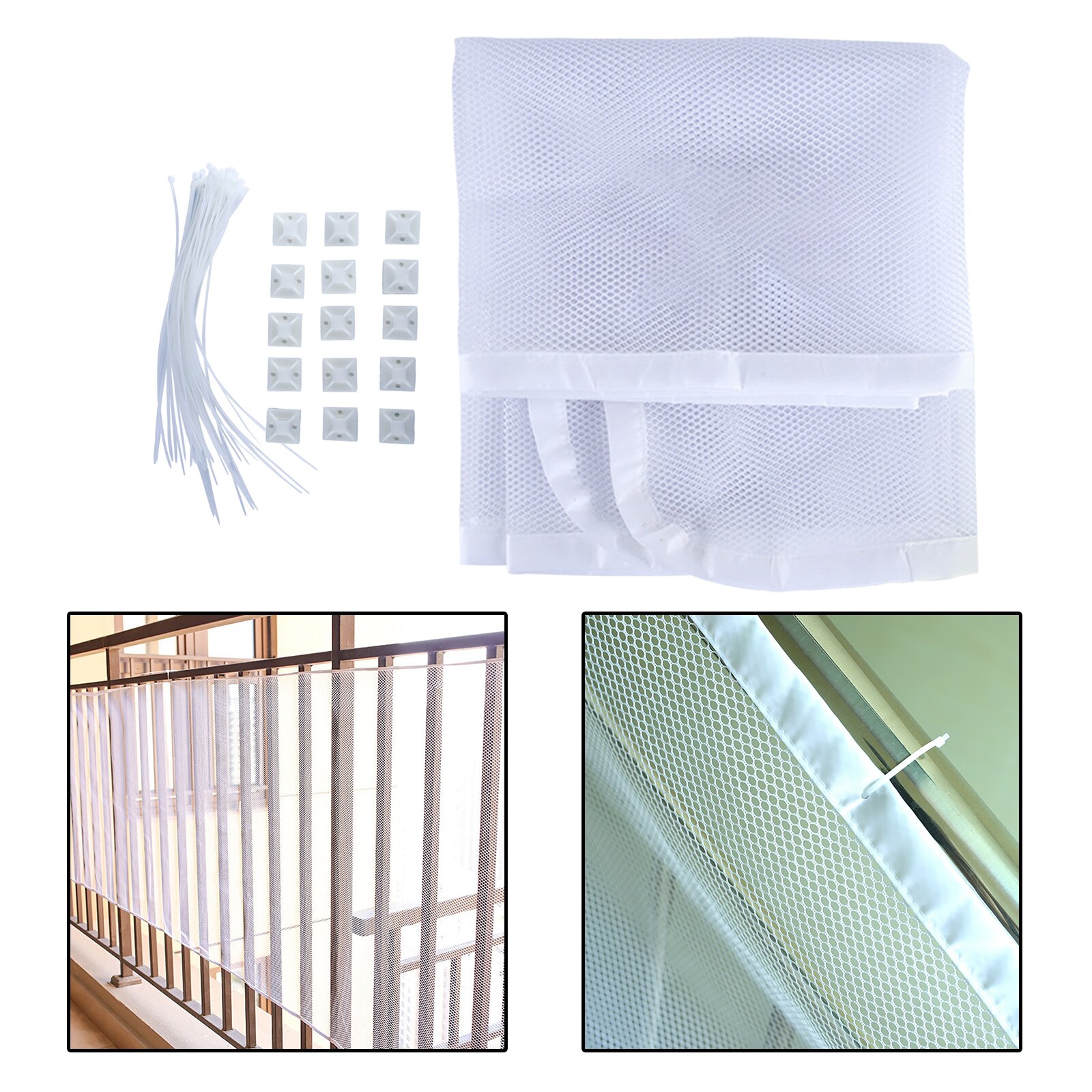 Child Safety Net Railing Stairway Baby Netting Toddlers Banister Protector