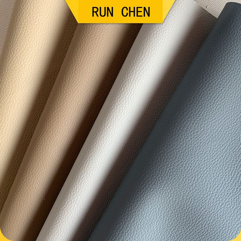 Litchi grain PU leather fabric materials DIY manual soft package bag fabric sofa cushion car MAT Leather fabric
