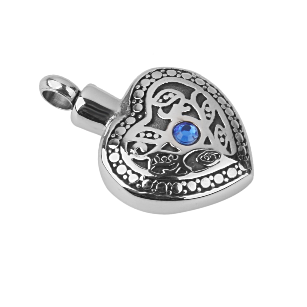 Rvs Hart Crematie As Houder Urn Aandenken Memorial Hanger
