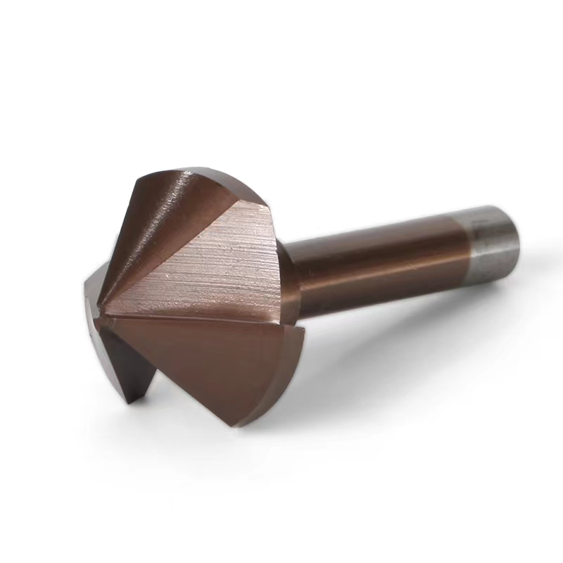 3 Flutes 90 Degree Deburring Chamfer Cutter 6.3-40mm M35 Cobalt Countersink Reaming Drill Bit For Stainless Steel Metalworking