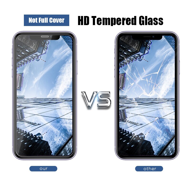 4in1 Tempered Glass For iPhone 13 12 11 Pro Max 13 12 11 Camera Lens Protector Glass For iphone 13 12 Mini XR X XS 7 8 6 6S Plus