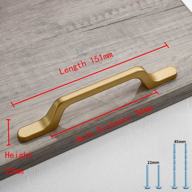 Simple Style Matte Gold Cabinet Handles Solid Aluminum Alloy Kitchen Cupboard Pulls Drawer Knobs Furniture Handle Hardware: green