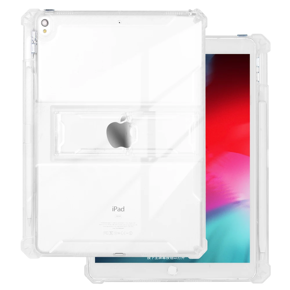 For IPad Case Pro 11 10th Generation 10.9 Air 5 4 10.2 7/9th Mini 6 10.5 9.7 5th 6th 12 9 Transparent Cover Funda: green