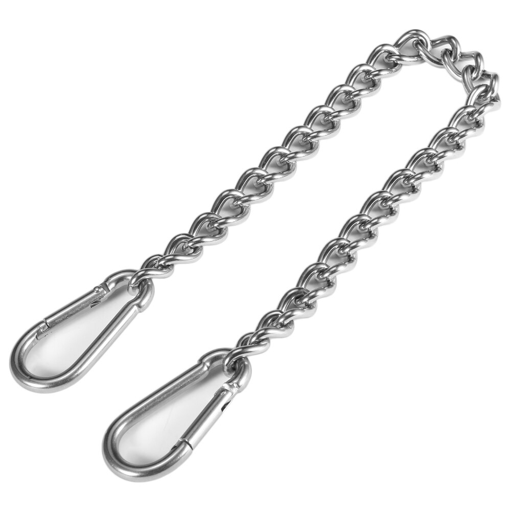 Hanging Chair Chain Stainless Steel Hanging Kits with Two Carabiners Variable Attachment for Hanging Chain