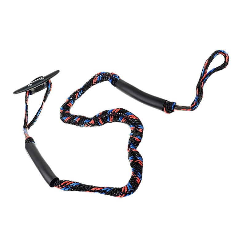 2Pcs Elastic Wharf Rope Dinghy Marine Boat Bungee Dock Line Mooring Rope