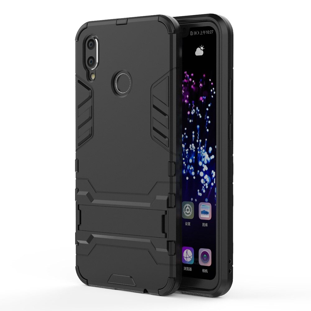 360 pieno Antiurto Cassa Del Telefono Per Huawei Nova 2 2s 3 3i 3e Armatura Custodia protettiva Per Honor Gioco v9 gioco Della Copertura Del Supporto di Borsette: For Nova 3 / Black