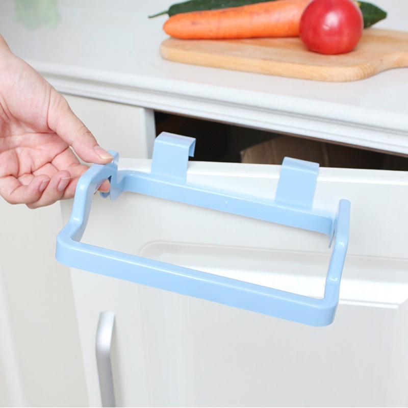 Kjøkken plast søppelsekk rackholder skapdør bakhengende søppel søppelsekk oppbevaringshylleverktøy