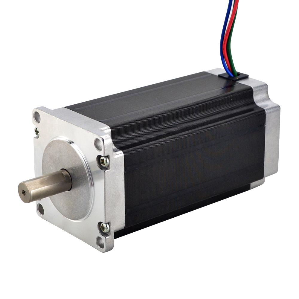 STEPPERONLINE Nema 23 Stepper Motor Kit 3Nm(425oz.in) 4.2A 4-lead 10mm Shaft & Stepper Driver for CNC Milling Machine