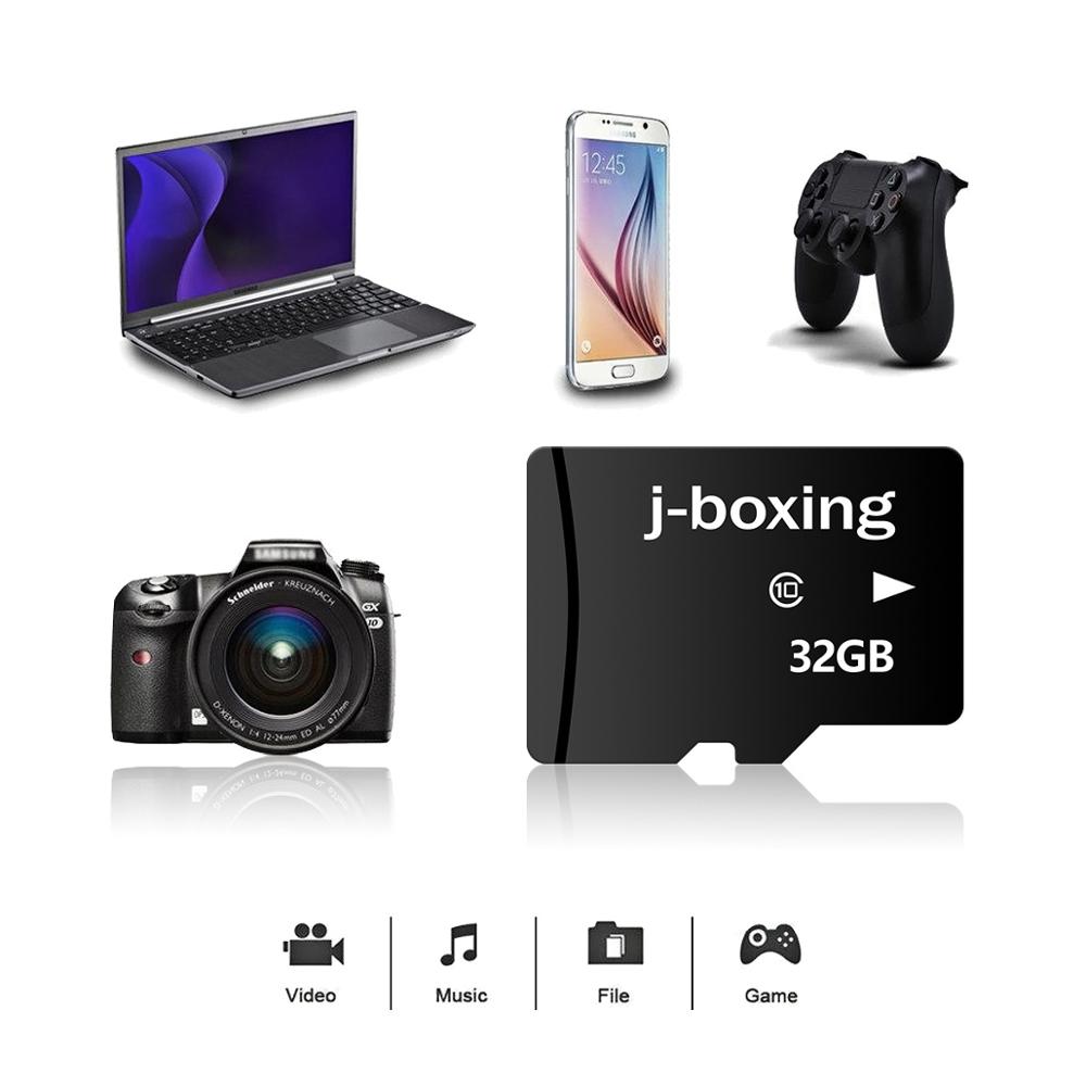 J-boxing 32GB TF Card Memory Card with Adapter Flash Memory SD Card 32 gb cartao de memoria for Smartphone/Tablet PC/GPS/Camera