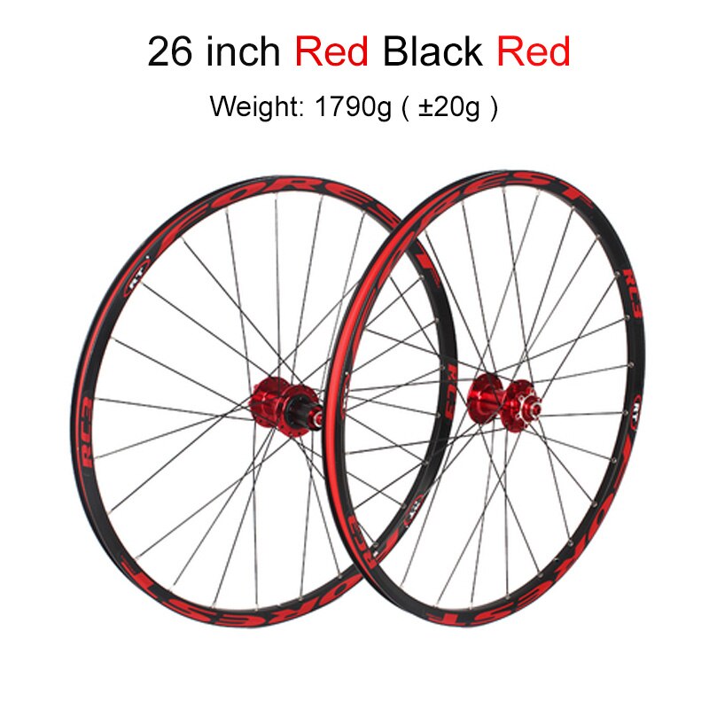 Mountainbike Mtb Cross Country Fietsen Wheel Hub Fietsonderdelen 26 27.5 Inch RC3 Peilin Dragende Aluminium Fiets: 26 Red Black Red