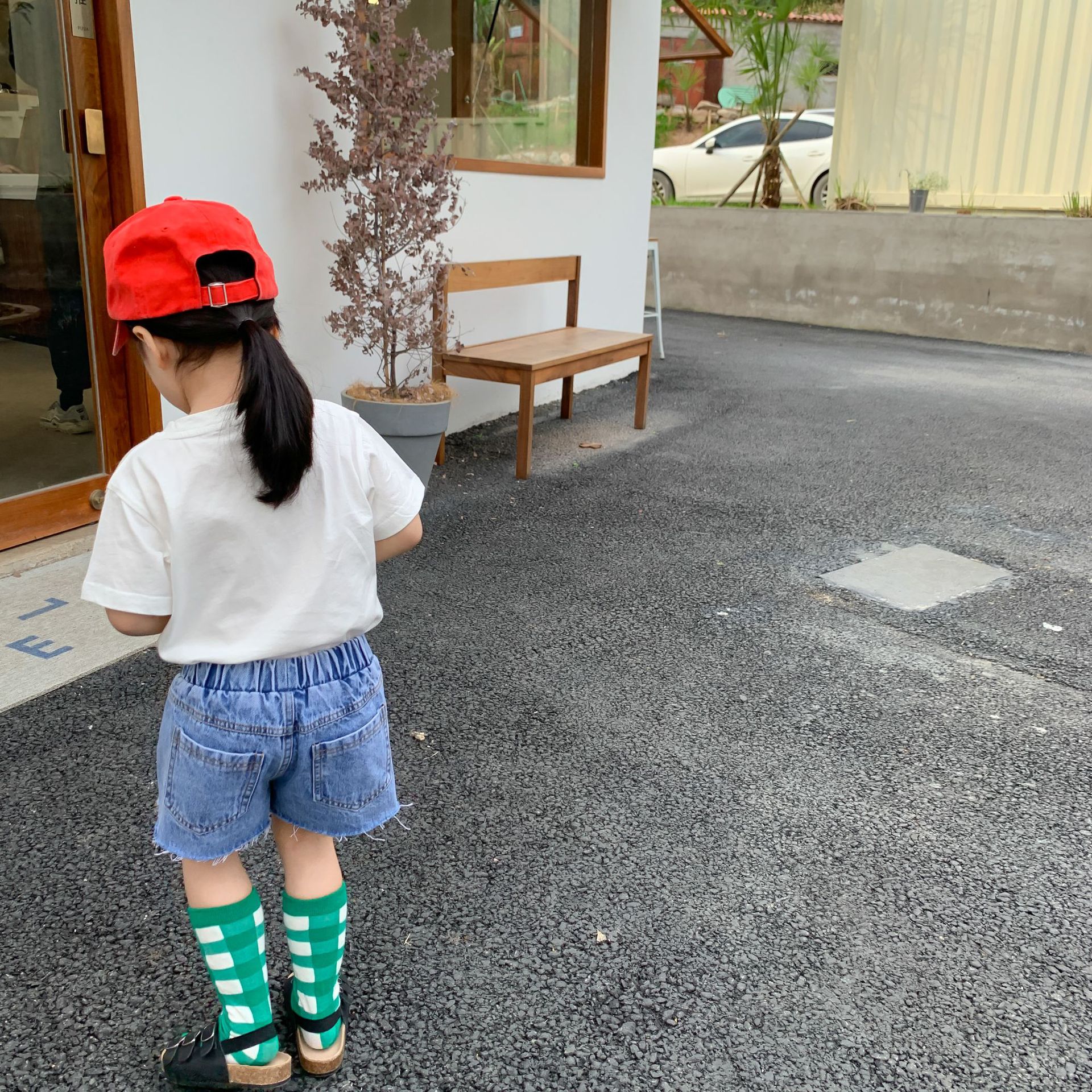 Kinderen Jeans Shorts Zomer Kinderen Meisjes Liefde Print Leuke Shorts Baby Casual Koreaanse Denim Shorts Voor Meisjes Baby zomer Broek