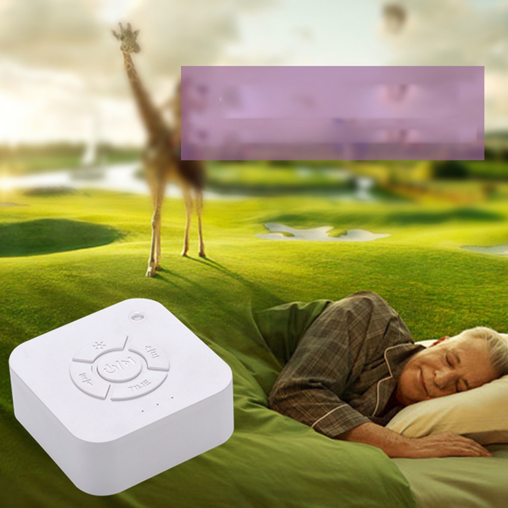 Bebê sono instrumento branco máquina de ruído recarregável cronometrado desligamento sono som máquina para o bebê relaxamento dormir
