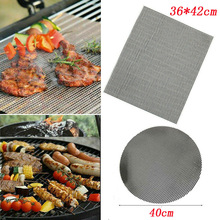 Bbq-grillimatto tarttumaton paistaa grillausalustat grillityyny teflonkuitu uudelleenkäytettävä