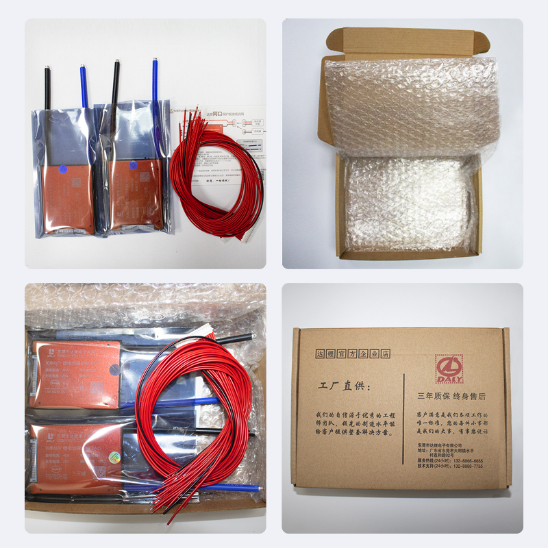 Daly BMS 36 V 10 S 18650 Li-Ionen-Lithium-Ionen-Akku 10 S BMS 36 V E-Bike BMS 15 A 20 A 30 A 40 A 50 A 60 A Laden 42 V mit Balance