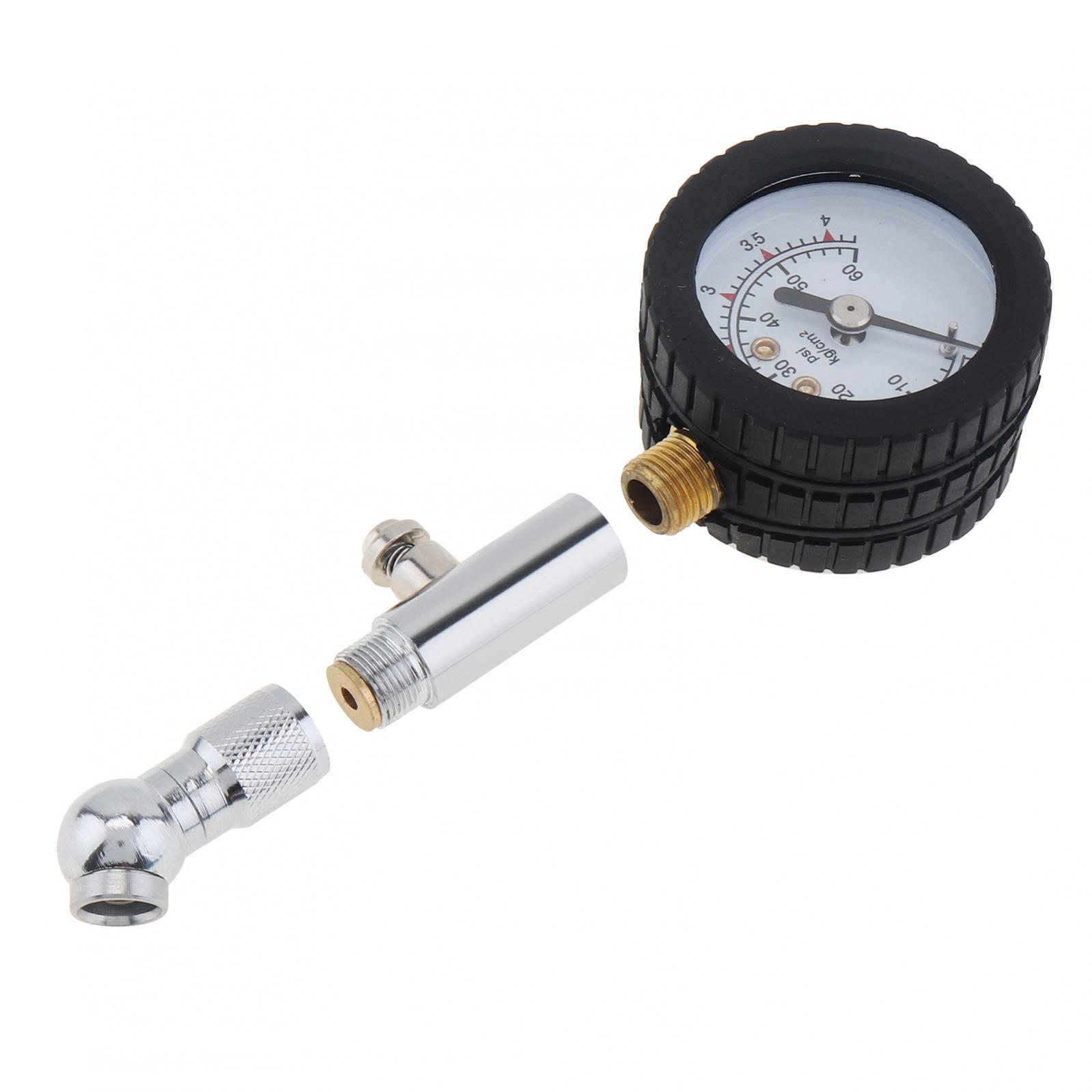 Draagbare Eenheid YD-6025 Nauwkeurige Automobiel Auto Tire Luchtdrukmeter Tester 0-60PSI Dial Meter Voor Voertuig