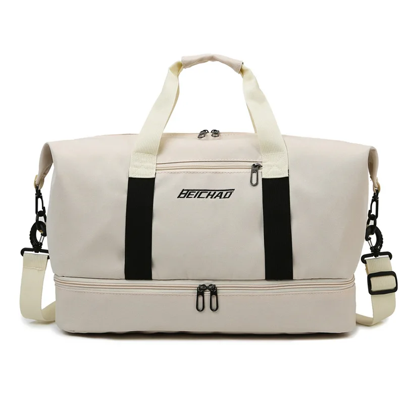 Reistas Heren Dames Handbagage met grote capaciteit Droog-nat Scheiding Sport Fitnesstas Reispakket voor korte afstanden: plum