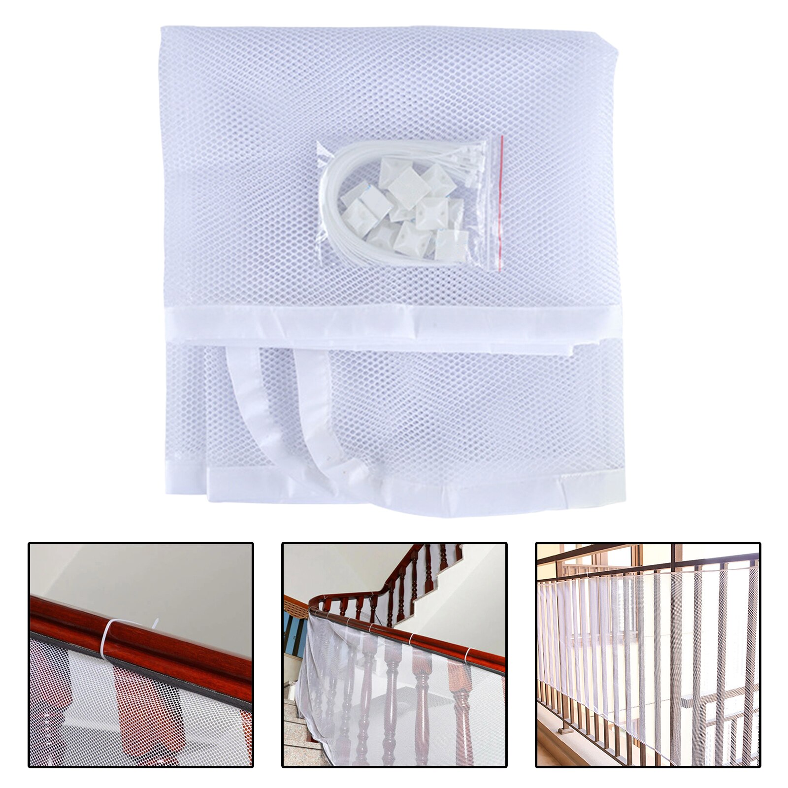 Child Safety Net Railing Stairway Baby Netting Toddlers Banister Protector