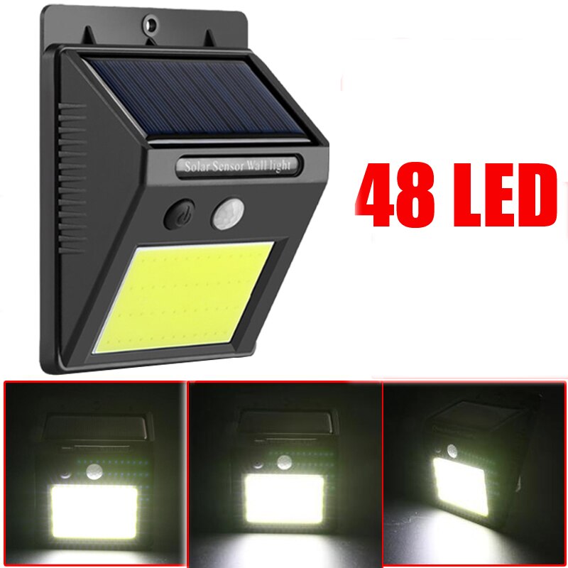 2/4PCS 30 LED Solar Motion Sensor Light Outdoor garden solar Wall Lamp Waterproof 3 Modes street-yard-stair-deck security lamps