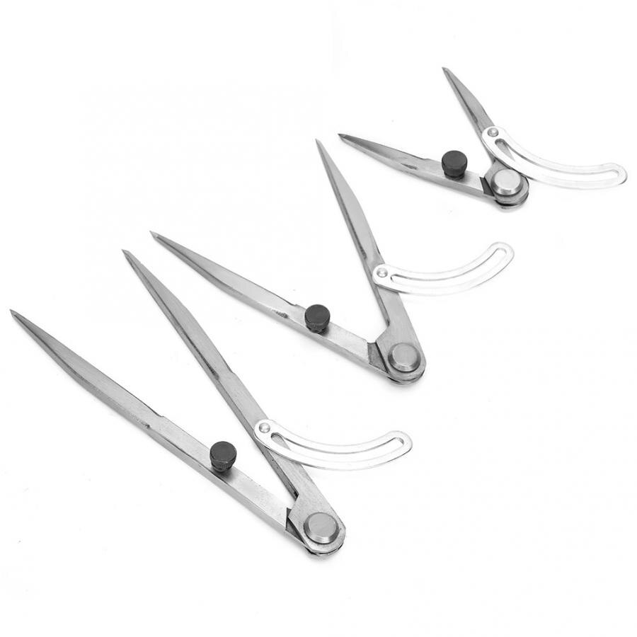 Leather Scriber Spacing Compass Marking Tool Leather Craft Line Drawing Rotating Tool